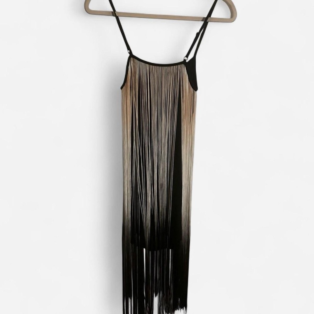 NastyGal Magic Hour Fringe Dress